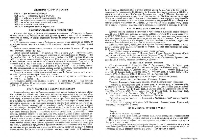 Ротор (Волгоград) - СКА (Хабаровск) 1:1. Нажмите, чтобы посмотреть истинный размер рисунка