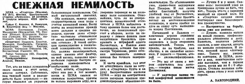 ЦСКА (Москва) - Спартак (Москва) 0:3. Нажмите, чтобы посмотреть истинный размер рисунка