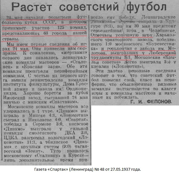 Динамо - трудовая коммуна № 2 им. Ф.Э. Дзержинского (Люберцы) - Торпедо (Горький) 1:3