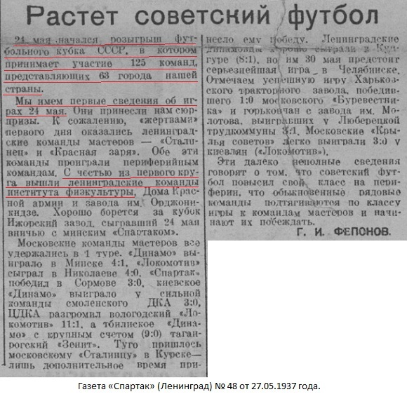 Институт Физкультуры - ГОЛИФК им. П.Ф. Лесгафта (Ленинград) - Металлург (Электросталь) 7:2