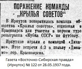 Динамо (Красноярск) - Крылья Советов (Иркутск) 4:2