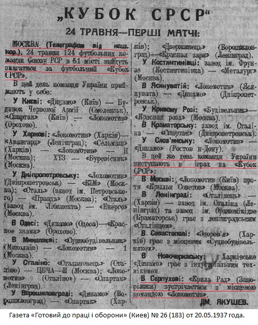 Локомотив (Серпухов) - Крылья Советов - авиамоторостроительный завод № 29 им. П.И. Баранова (Запорожье) 2:1