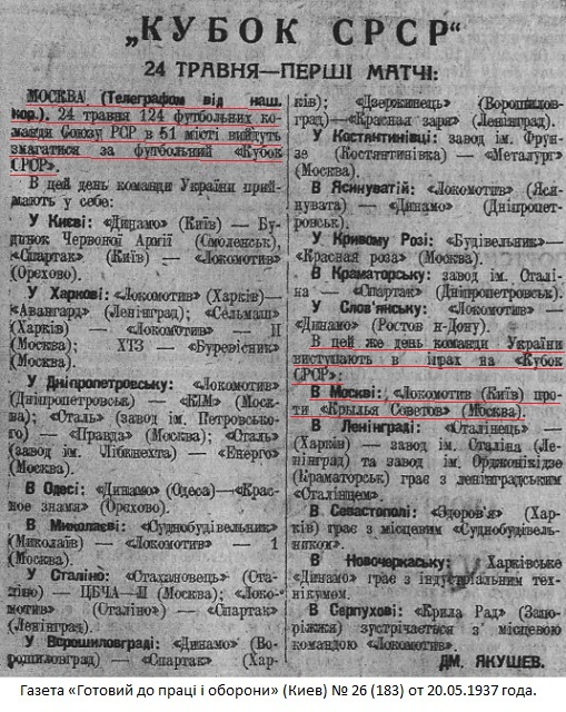 Крылья Советов - завод авиационного двигателестроения им. М.В. Фрунзе (Москва) - Локомотив (Киев) 3:0