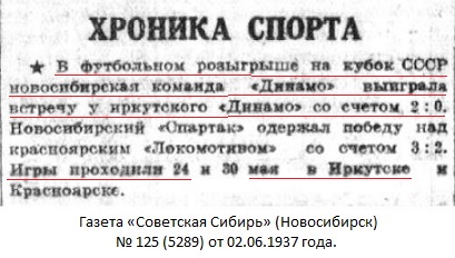 Динамо (Иркутск) - Динамо (Новосибирск) 0:2