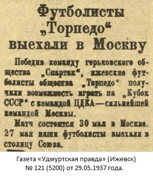 ЦДКА (Москва) - Торпедо - мотоциклетный завод (Ижевск) 5:0