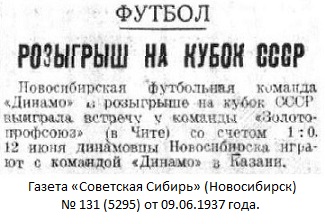Золото и Платина - Золотопрофсоюз (Чита) - Динамо (Новосибирск) 0:1