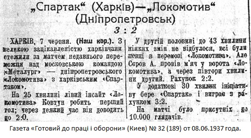Спартак (Харьков) - Локомотив (Днепропетровск) 3:2 д.в.