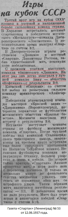 Динамо (Тбилиси) - Нефтяник (Баку) 3:0