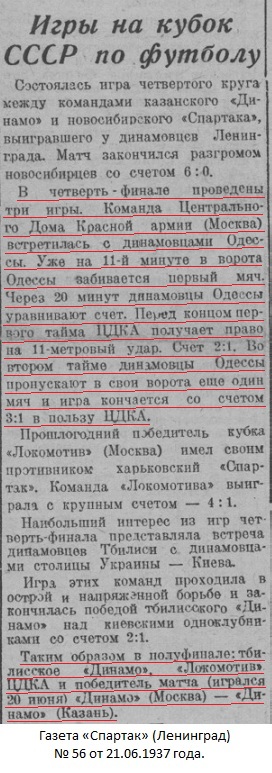 ЦДКА (Москва) - Динамо (Одесса) 3:1