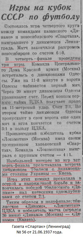 Динамо (Тбилиси) - Динамо (Киев) 2:1