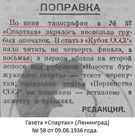 Локомотив (Харьков) - Динамо (Ленинград) -:- 2:2 д.в. аннул.