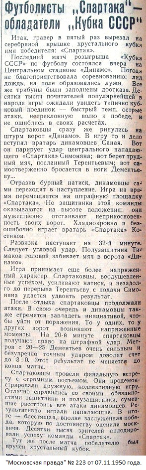 Спартак (Москва) - Динамо (Москва) 3:0